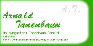 arnold tanenbaum business card